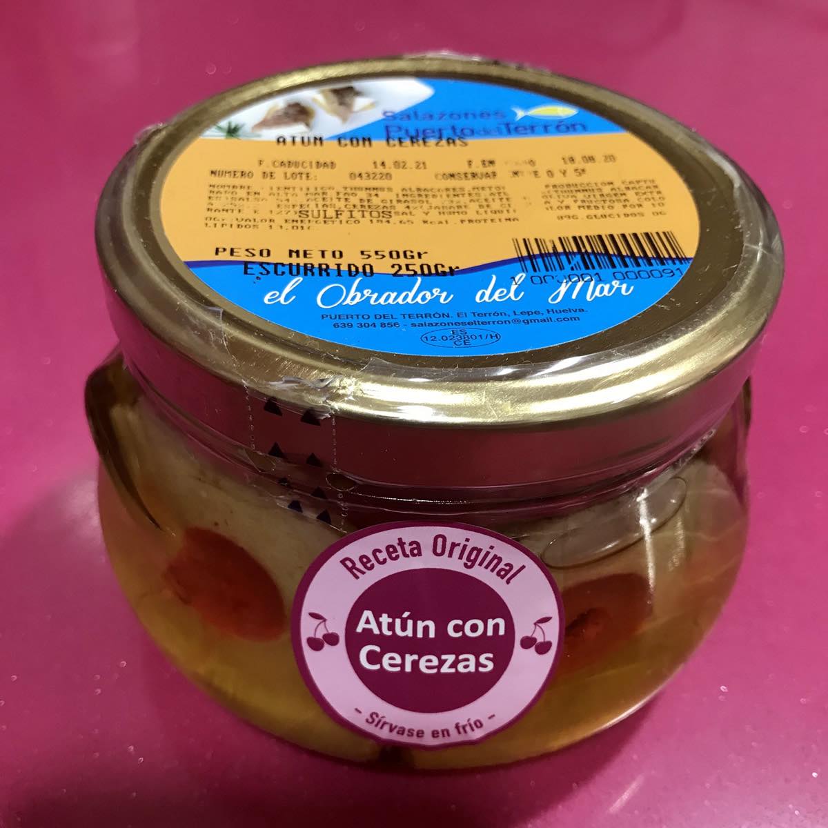 Atún rojo con cerezas y aceite de oliva Virgen Extra - Imagen 3