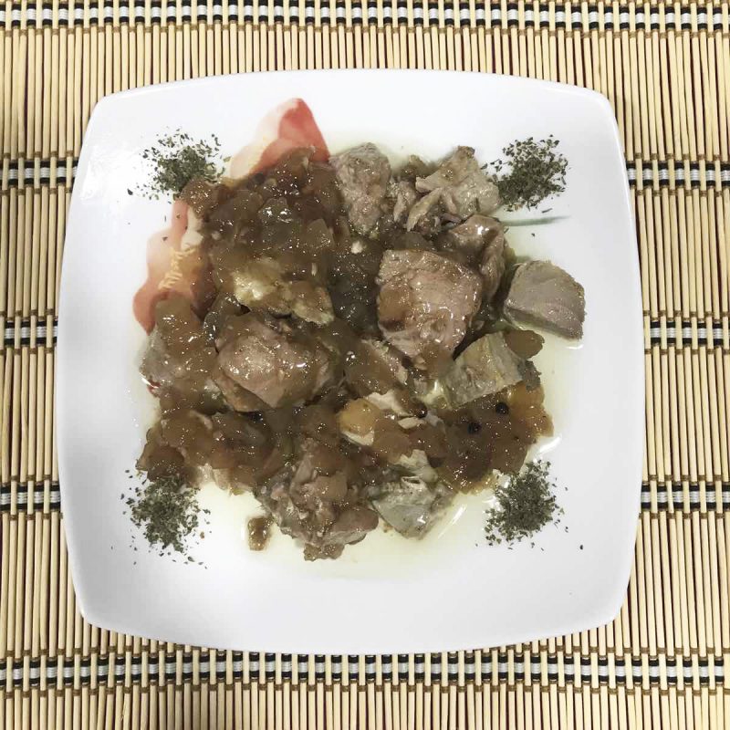 Atún rojo con higos al Pedro Ximénez